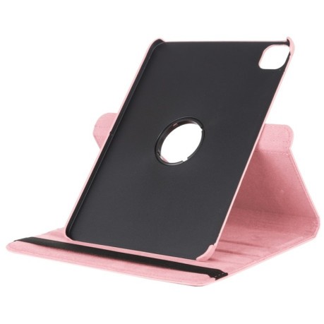 Кожаный чехол Litchi Texture 360 Rotating на iPad Air 4 10.9 2020/Pro 11 2021/2020/2018 - розовый