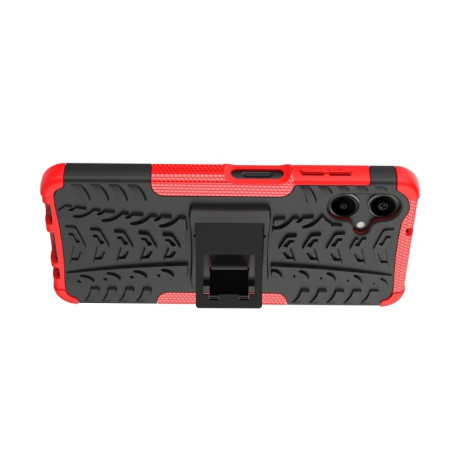 Протиударний чохол Tire Texture на Samsung Galaxy A06 4G - красный