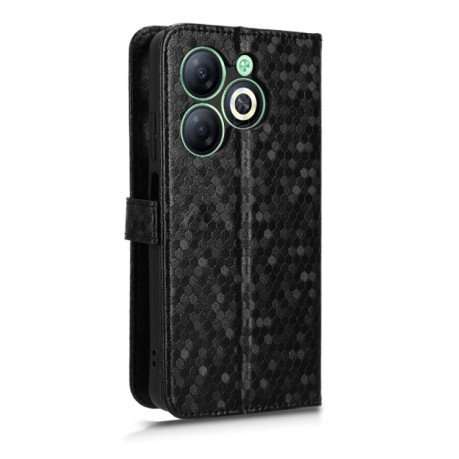 Чехол-книжка Honeycomb Dot для Infinix Smart 8 - черный