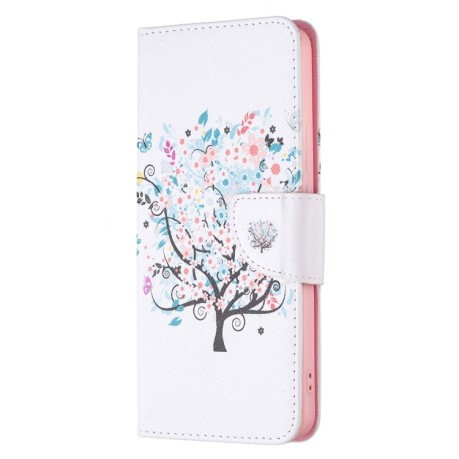 Чехол-книжка Colored Drawing Pattern для Xiaomi Redmi Note 11 Pro 5G (China)/11 Pro+ - Tree