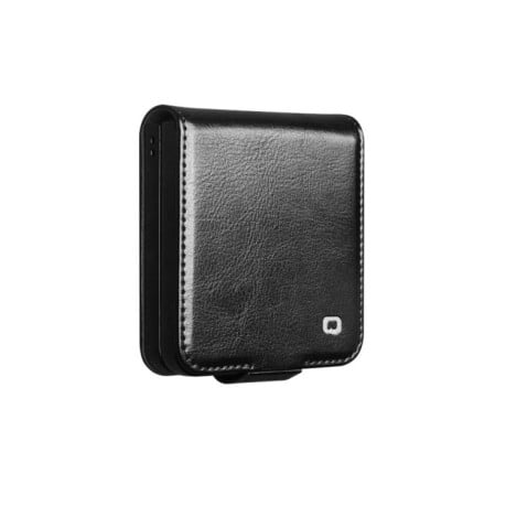 Чохол-книжка QIALINO Classic 103 з натуральної шкіри на Samsung Galaxy Filp 7 - чорний