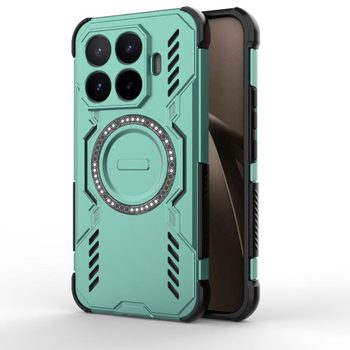 Протиударний чохол Butterfly Armor з MagSafe на Xiaomi 17T Pro 5G Global — світло-зелений