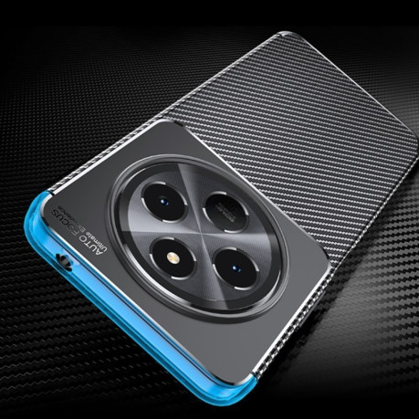 Ударозахисний чохол HMC Carbon Fiber Texture на Xiaomi Redmi 14C 4G/Poco C75/Redmi A4 5G - чорний