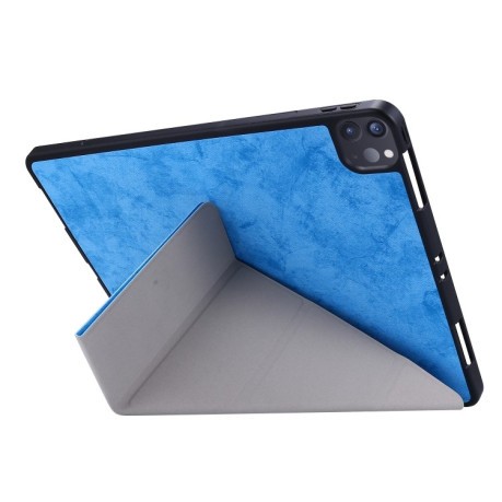 Чехол-книжка Silk Texture Horizontal Deformation Flip на iPad Pro 11 (2020)/Air 10.9 2020/Pro 11 2018- голубой