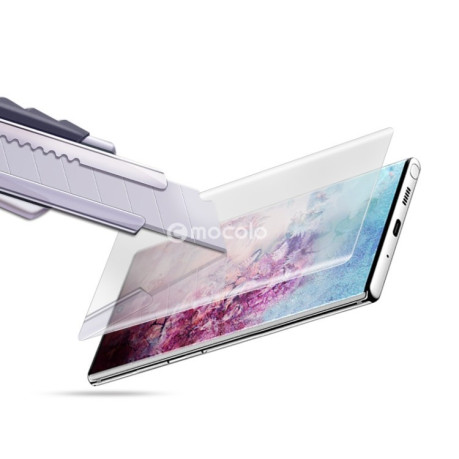 Защитное 3D стекло с поддержкой отпечатка с УФ лампой Mocolo 9H 3D Full Screen UV для Samsung Galaxy Note 10