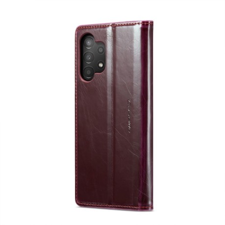 Чехол-книжка CaseMe 003 для Samsung Galaxy A13 4G/A13 5G/A04S/A04/M13 5G - винно-красный