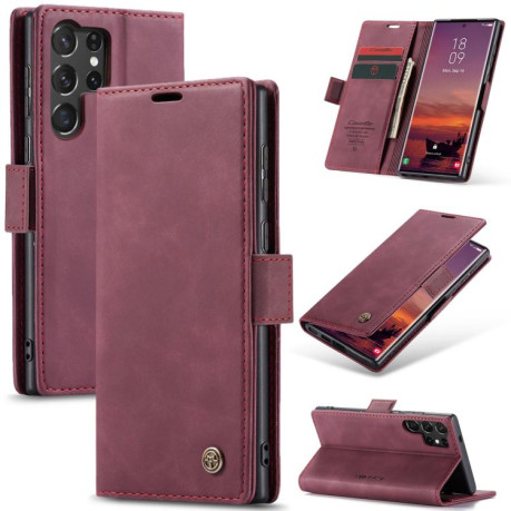 Чохол-книжка CaseMe-013 Multifunctional  для Samsung Galaxy S25 Ultra 5G - червоний
