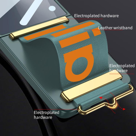 Противоударный чехол GKK Wristband для Samsung Galaxy Flip 7 5G - розовый