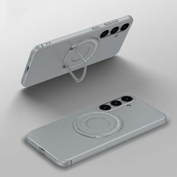 Протиударний чохол Matte Magsafe Magnetic with Trolley Holder на Samsung Galaxy S24+ 5G - сірий