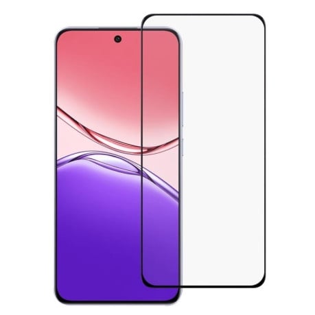 Захисне скло 9H HD 3D Curved Edge (Full Glue) на OPPO A5 Pro 5G - чорне