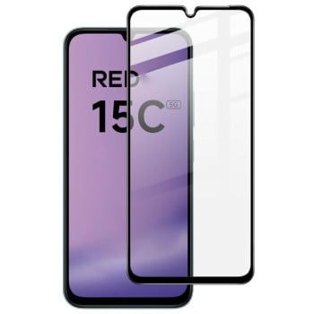 Захисне скло IMAK 9H Full Screen Film Pro+ на Xiaomi Redmi 15C 4G EU / 15C 5G 173.1mm Global - чорне