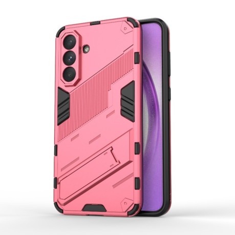 Противоударный чехол Punk Armor для Samsung Galaxy A56 5G - светло-красный