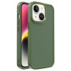 Противоударный чехол Skin Feel для iPhone 15 Plus - зеленый