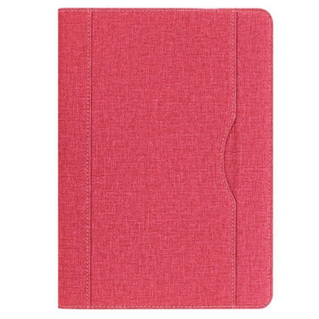 Преміум чохол-книжка з тканинною текстурою з силіконовим тримачем та футляром для стілусу на iPad 9.7 2017/2018 /Air/Air 2 Червоний