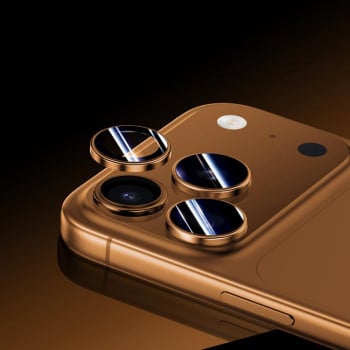 Защитное стекло на камеру  Benks Sapphire AR для iPhone 17 Pro — оранжевое