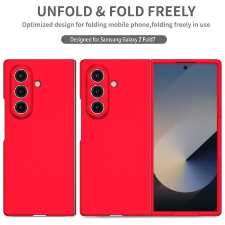 Противоударный чехол Armor Series на Samsung Galaxy Fold 7 5G - красный