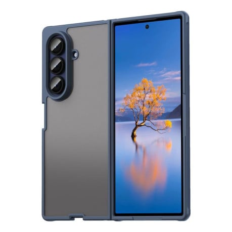 Чохол Fan Dun Series гібрид з Magsafe на Samsung Galaxy Fold7 5G - синій