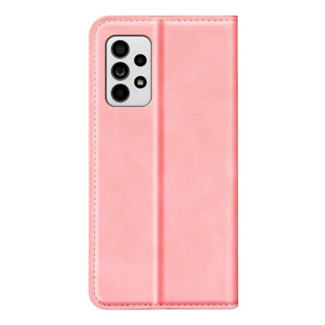 Чехол-книжка Retro Skin Feel Business Magnetic на Samsung Galaxy A33 5G - розовый