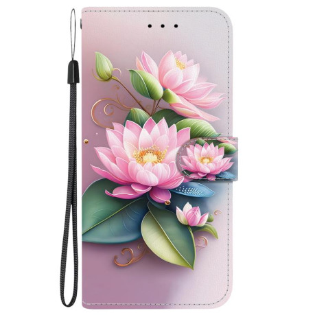Чехол-книжка Colored Drawing Series на iPhone 16e - Lotus