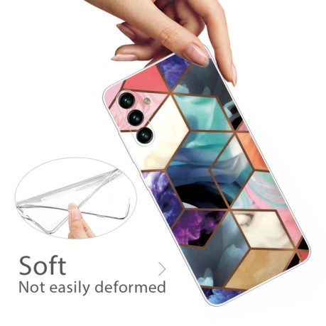 Протиударний чохол Abstract Marble Pattern для Samsung Galaxy A04s/A13 5G - Honeycomb Color