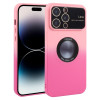 Противоударный чехол Gradient Silicone Shockproof Magsafe для iPhone 15 Pro - Rose