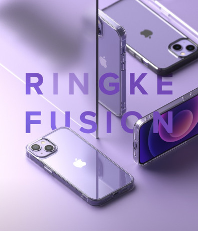 Оригинальный чехол Ringke Fusion для iPhone 13 mini - matt transparent