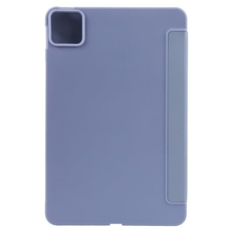 Чехол-книжка Litchi Texture для Xiaomi Pad 7 / Pad 7 Pro - фиолетовый