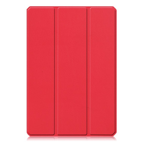 Чехол-книжка Custer Pattern Pure Color на Xiaomi Pad 5 / 5 Pro - красный