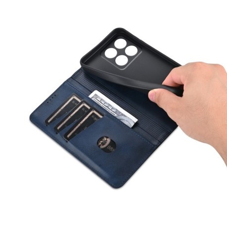 Чохол-книжка AZNS Magnetic Calf на Xiaomi 14T Pro - синій