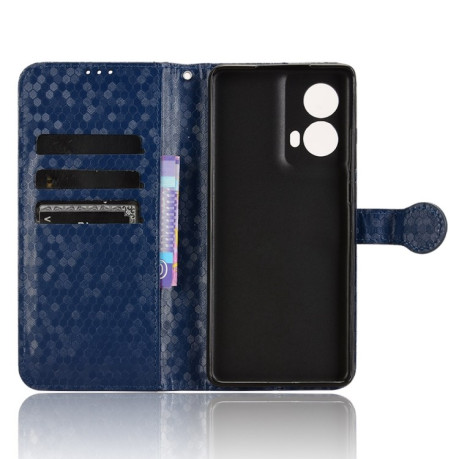 Чехол-книжка Honeycomb Dot для Motorola Moto G85 5G - синий