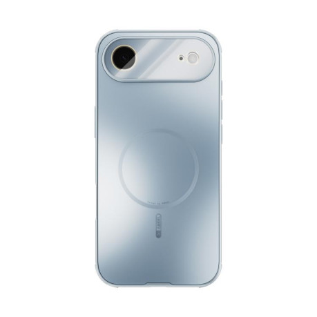 Противоударный чехол ABEEL Heat Dissipation Frosted MagSafe для iPhone Air - голубой