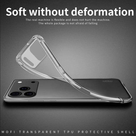 Ультратонкий чехол MOFI Ming Series для iPhone 17 Pro - прозрачный