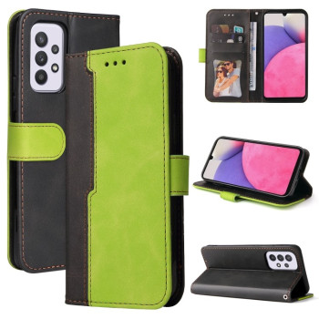 Чохол-книжка Business Stitching-Color для Samsung Galaxy A33 5G - зелений