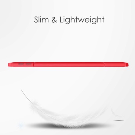 Чехол-книжка Transparent Acrylic для  iPad 10.2  - красный