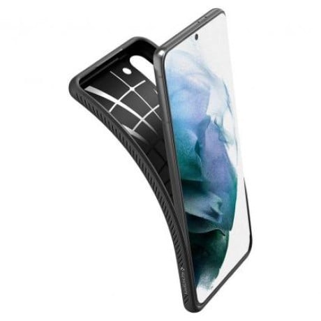 Оригинальный чехол Spigen Liquid Air для Samsung Galaxy S21 Plus Matte Black