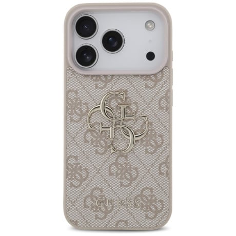 Оригинальный чехол Guess 4G Big Logo на iPhone 17 Pro - Pink