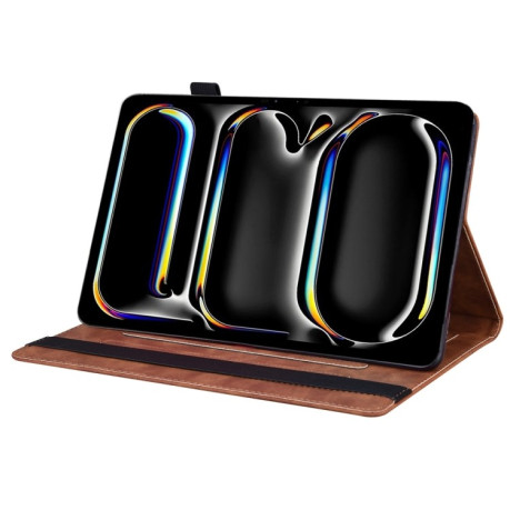 Чехол-книжка Splicing Series для  iPad Pro 11 2024 - коричневый