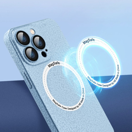 Чохол протиударний Ice Texture MagSafe для iPhone 14 Plus - зелений