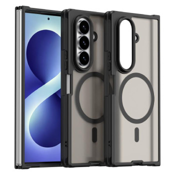 Чехол Fan Dun Series гибрид с Magsafe и защитой камеры на Samsung Galaxy Fold8 Ultra 5G — черные