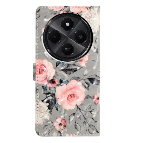 Чохол-книжка 3D Painting для Xiaomi Redmi A4 5G - Gray Base Flower