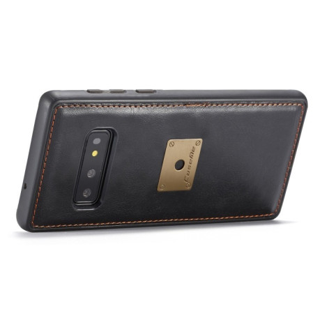Кожаный чехол-книжка CaseMe Qin Series Wrist Strap Wallet Style со встроенным магнитом на Samsung Galaxy S10e-черный