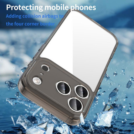 Чехол PC Hybrid TPU Airbag Shockproof для iPhone 17 Pro - черный