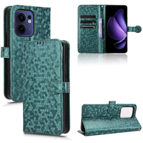Чохол-книжка Honeycomb Dot для OPPO Reno13 F /Reno13 FS 4G/5G - зелений