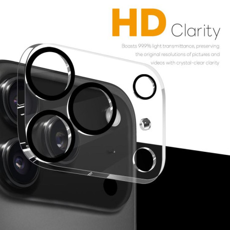 Защитное стекло на камеру NORTHJO Camera Lens Protector 3D Night Shot для iPhone 17 Pro - черное