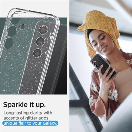 Оригінальний чохол Spigen Liquid Crystal  для Samsung Galaxy S24 - Glitter Crystal