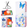 Чохол-книжка Colored Drawing Pattern для Samsung Galaxy A13 4G - Flower Butterfly