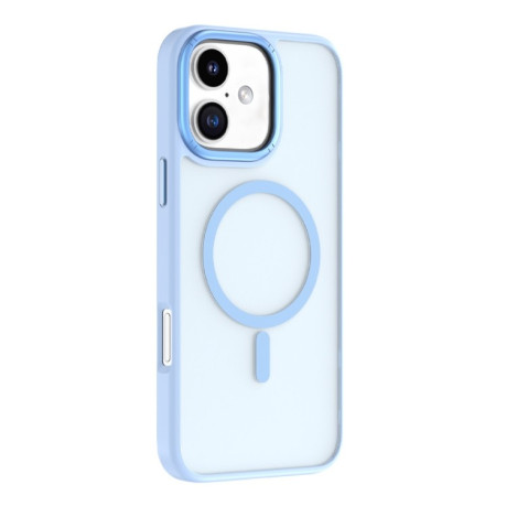 Чохол Mutural Skin Feel Series Frosted MagSafe Magnetic для iPhone 16 - блакитний