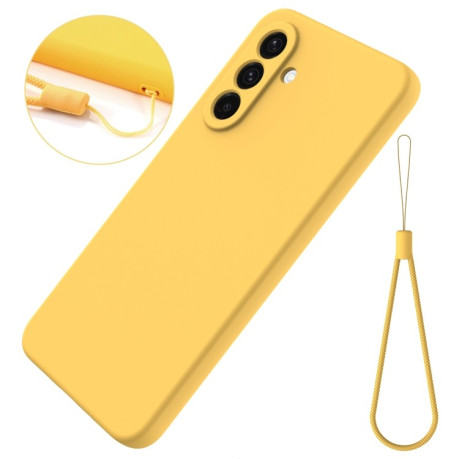 Силіконовий чохол Solid Color Liquid Silicone  для Samsung Galaxy A26 5G - жовтий