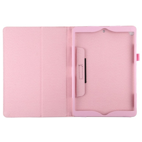 Чохол-книжка Litchi Texture для iPad 10.5 / iPad 10.2 2021/2020/2019 - рожевий
