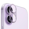 Захист камери XDCASE (БЕЗ ЛІНЗ) Titanium Alloy Hollow Camera Lens на iPhone 17 - фіолетовий